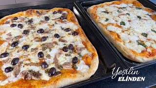 No KNEAD❗1000 BUBBLES dough 🍕 How to Make BEST Homemade Pizza 🍕 You won't buy Pizza anymore