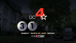 DC LOTTERY Midday 03/02/2025