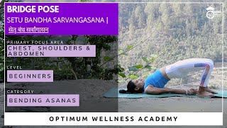 Bridge Pose setu Bandha Sarvangasana Tutorial  Build Strength And Stability