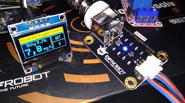 Dissolved Oxygen Control Arduino DFROBOT LCD OLED 128x64