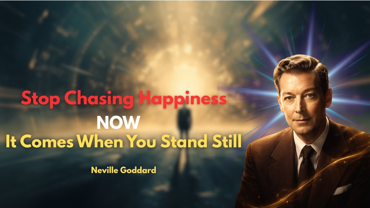 Stop Chasing Happiness NOW — It Comes Only When You Stand Still | Neville  Goddard
