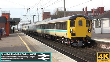 ScotRail Push-Pull Set on WCML - 08th February 2023