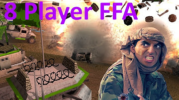 8 Player FFA with VC  | 1v1v1v1v1v1 | No rules | [C&C Zero Hour]