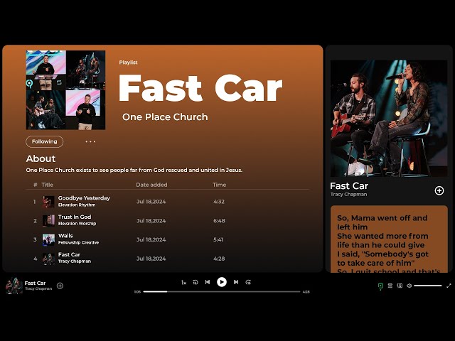 Playlist :: Fast Car