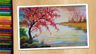 Easy Way To Draw a lake Drawing for Beginners Step By Step Drawing Tutorials YouTube