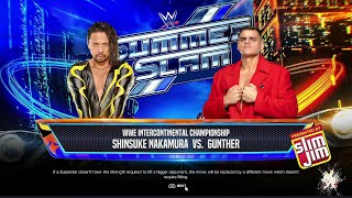 Wwe 2K24 Full Match Shinsuke Nakamura Vs Gunther Wwe Intercontinental Title Match