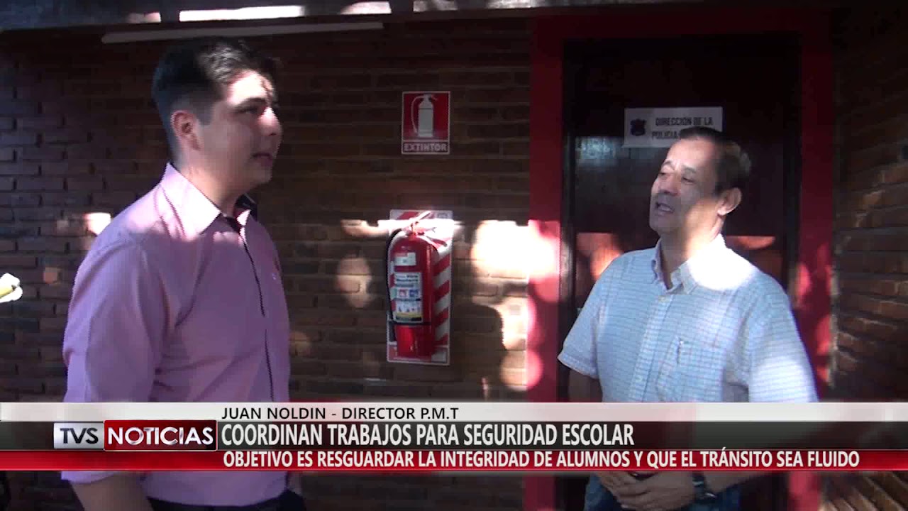 POLICA DE TRNSITO COORDINA TRABAJOS ANTE INICIO DE CLASES