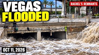 Las Vegas Flooding: Rachel’s Remnants Turn The LINQ Into a River