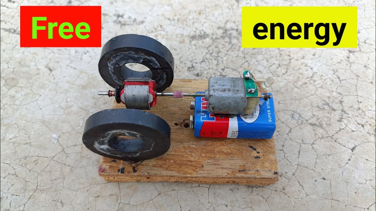 How to make free energy and dc motar with se kaise banaye free