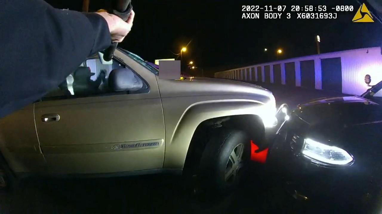 Stolen Car Driver CRASHES Into Police Cruiser! - YouTube