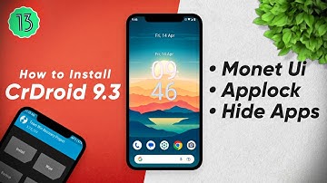 How to Install CrDroid 9.3 on Poco F1 | Monet Ui | Applock | Hidden Apps | Review