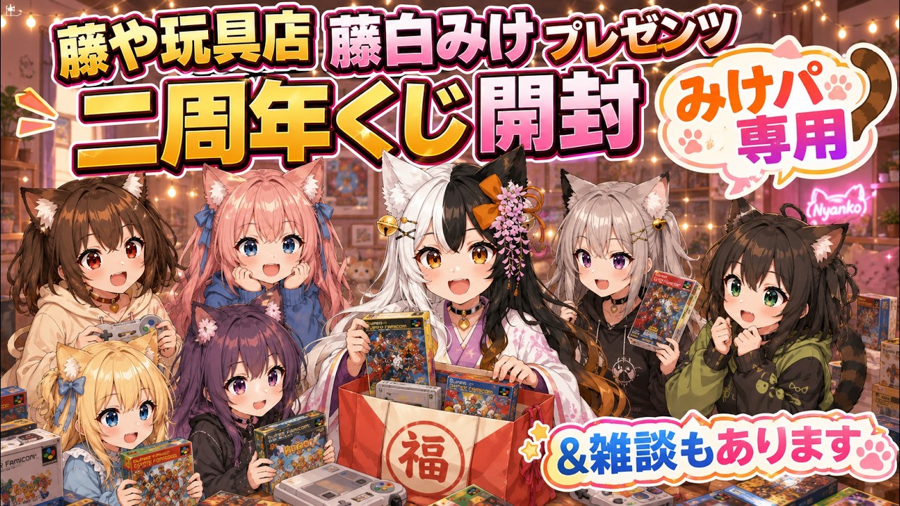 Retro Games] Fujishiro Mike Presents 2nd Anniversary Lottery (Mike