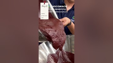 CHOCOMACH cocoa machinery press homogenized cocoa liquor#cocoa #press #shorts