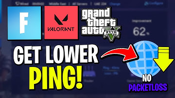 How to Get LOWER PING & Fix PACKETLOSS in ANY GAME!