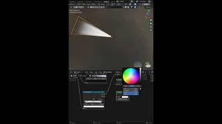 Dragonballz style God ray with geometry node in blender