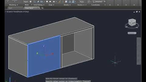 3D Tv Table In AutoCAD