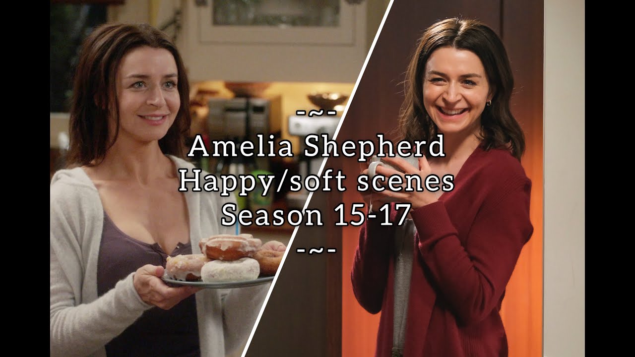 Grey's Anatomy Amelia Shepherd logoless scenes season 15-17 | her story