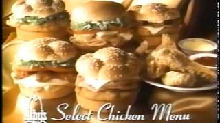 Barry White Arby's Select Chicken Menu 90s Commercial (1998)
