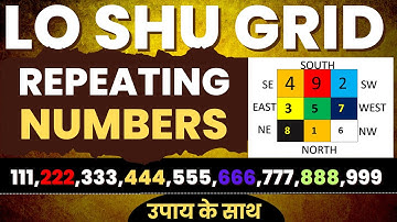 Numerology - repeating number in lo shu grid numerology