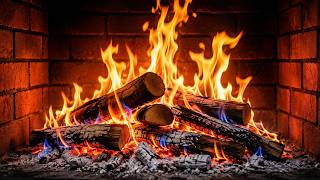 π₯ Relaxing Fireplace 4K with Warm Glowing Flames and Gentle Crackling Sounds at Night.