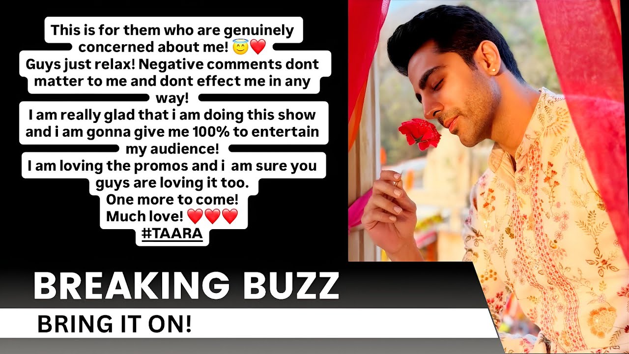 Amid Online Buzz, Krushal Ahuja Remains Unfazed By Negativity, Says He’s Loving Taara Promos!