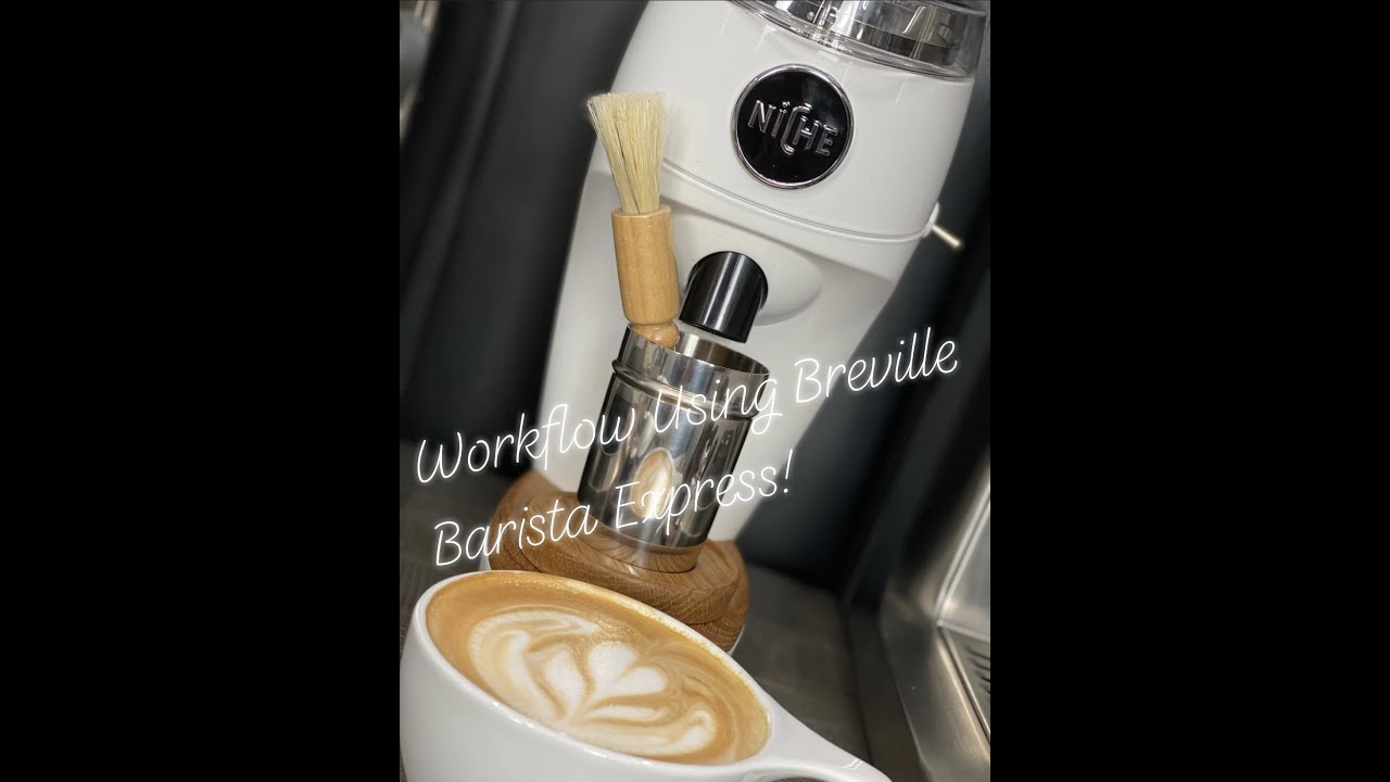 How To Froth and Steam Milk & Workflow Breville Barista Express YouTube