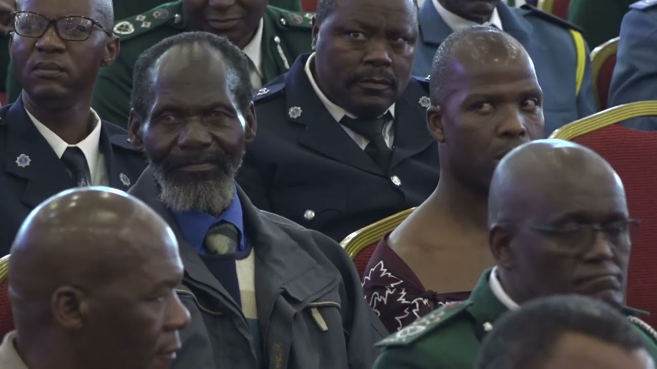 The speech from the late NATCOM's wife; A very sad and heartfelt send off message.