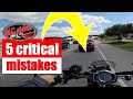 The top 5 mistakes riders make  right here