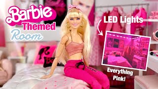 The Ultimate Pink Barbie Doll Room! Making A Barbie Themed Doll Bedroom - Barbie The Movie Inspired image