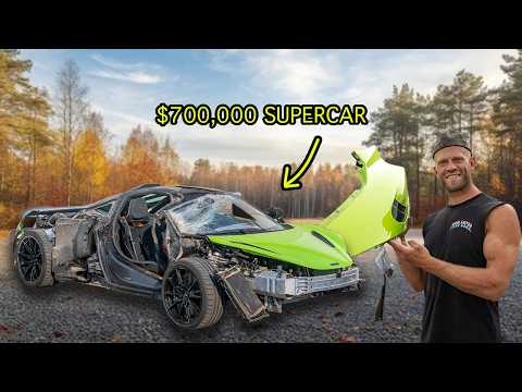 REBUILDING A TOTALED MCLAREN 765LT