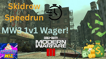 Skidrow Speedrun! MW3 CDL SnD 1v1 Wager Match!