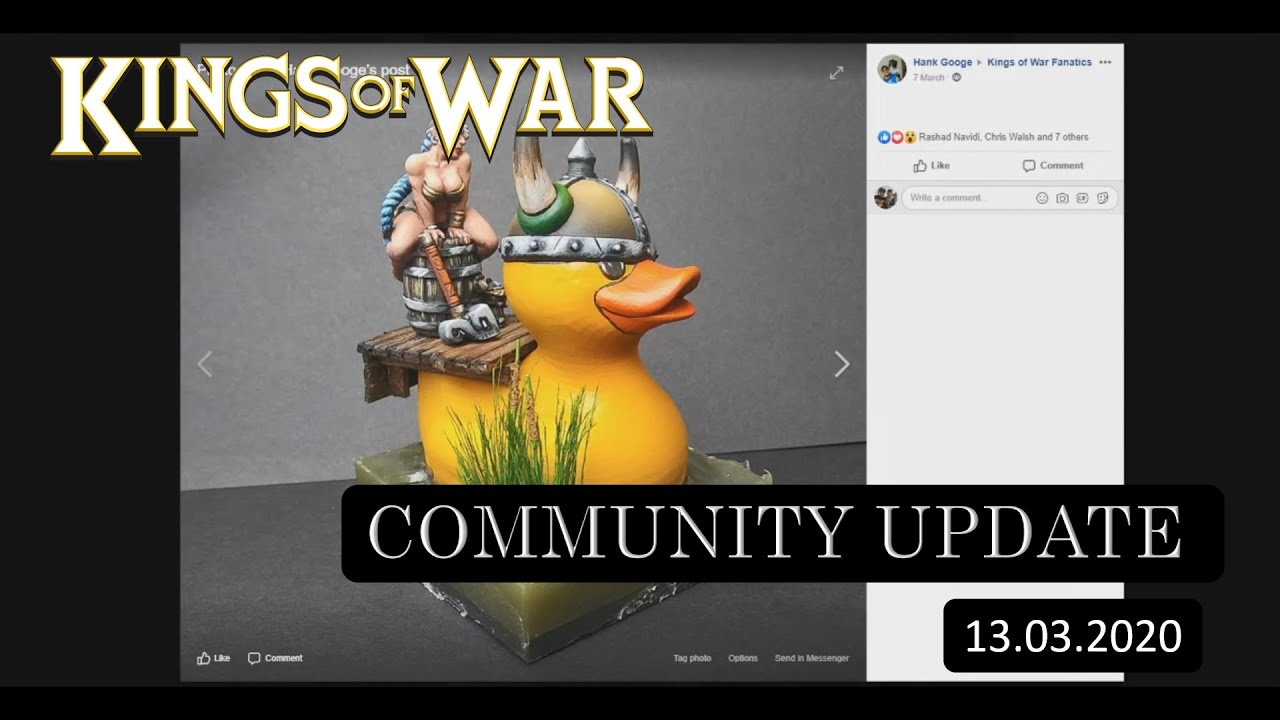 Kings of War Community Update 13th March 2020