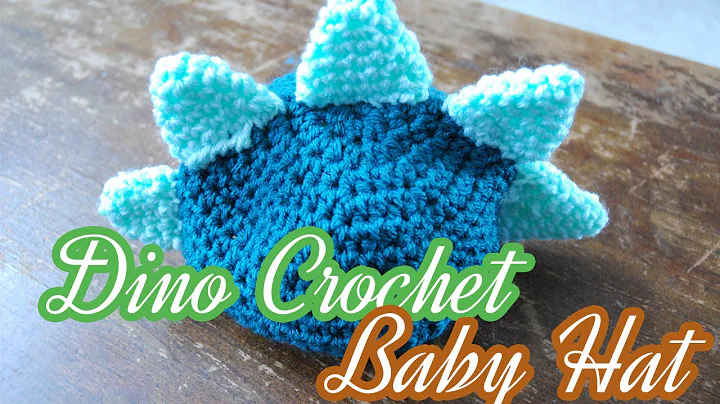 Learn to Crochet a Cute Dinosaur Wedge Hat