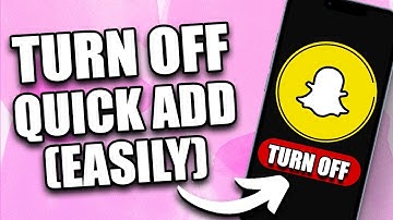 How to Turn Off Quick Add on Snapchat (2024)