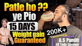 Weight Gain GUARANTEED || 1 Minute Weight Healthy Home Made Drink for Male & Females