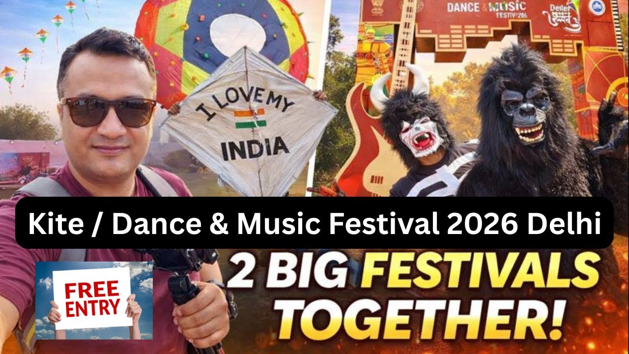 Kite festival 2026 delhi / dance & music festival 2026 bansera park delhi / patang utsav 2026