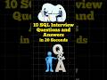 Most Asked SQL INTERVIEW QUESTIONS AND ANSWERS #job #sql #viral #youtubeshorts #interviewready