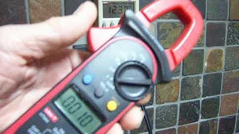 UNI-T UT203 NOT ABLE TO SEE VOLTAGE VIA CLAMP