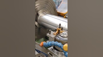 hot chips raining of the Cazeneuve HB725 #machine #machinist #lathe #chips #machineshop #cazeneuve