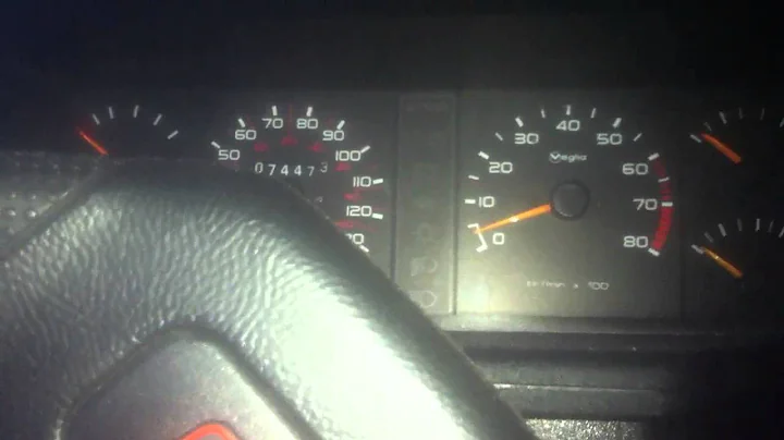 Peugeot 205 GTi start attempt after 7 years lying up