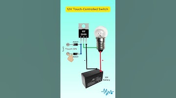 Touch-Controlled Switch Using MOSFET #Shorts