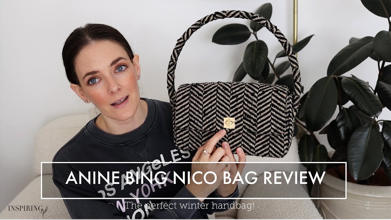 トートバッグ Anine Bing Nico Bag - Wool - Black Anine Bing Nico Bag Review - YouTube