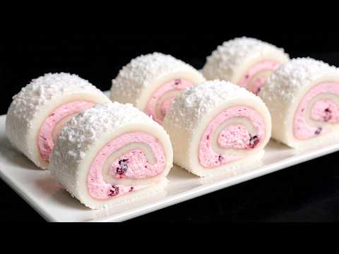Video ?ilch und Erdbeere mischen! Dieses Dessert ohne Backen ist einfach zuzubereiten!