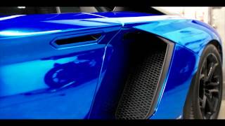 Blue Chrome Aventador LP700-4