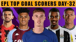 English Premier League's Top Goal Scorers 2023/2024 After Matchday 32 | EPL 2023/24.