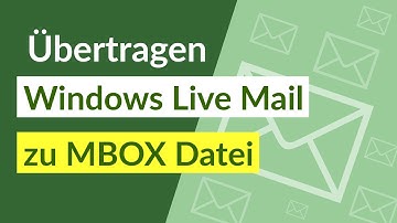 Übertragen Windows Live Mail zu MBOX Datei Format mit E-Mail & Komponenten