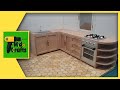 DIY Miniature Shaped Kitchen Furniture