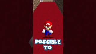 FAMOUS Super Mario 64 Glitch ( The Backwards Long Jump Trick Tutorial ) #shorts