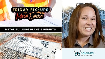 TIP On Metal Building Plans and Permitting