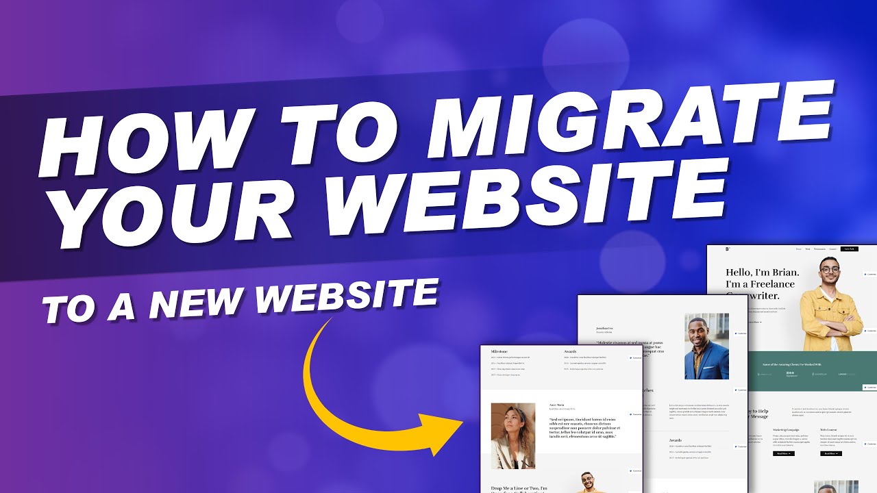How to Migrate your Website to a New Website - Class 22 - YouTube